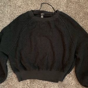 Black Cropped Sweater